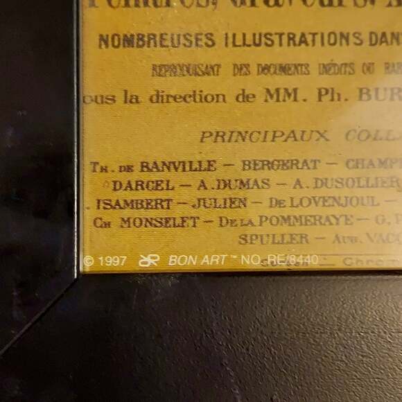 Bon Art Les Maitres de L'Affiche Librairie Romantique Lithograph Print - Picture 3 of 3